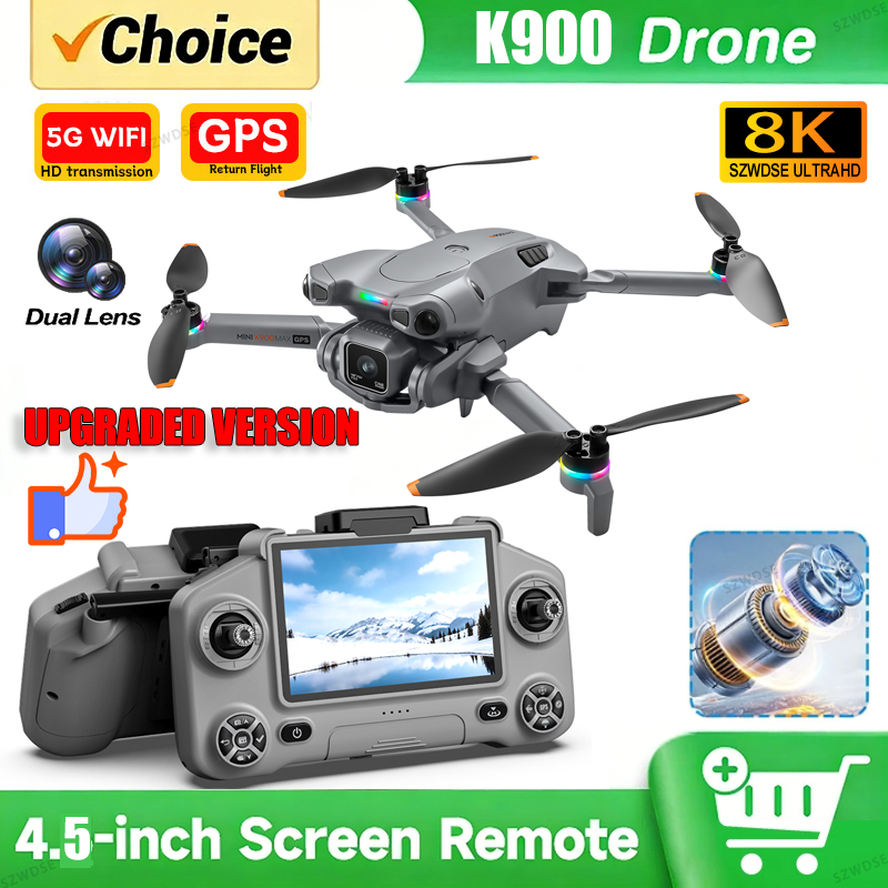 Drone Camera Night Vision - Новый дрон K900 MAX с GPS,