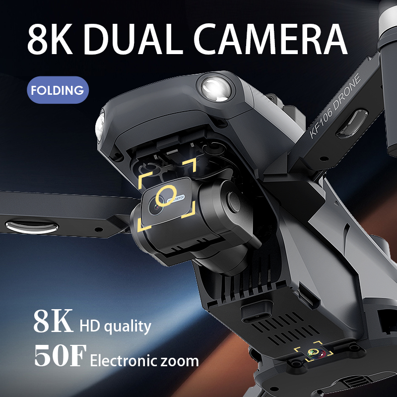 2022 НОВЫЙ KF106 Max Drone 8K  – обзор и цена Drone Camera Wide Angle