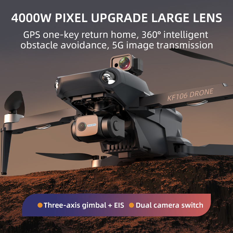 2022 НОВЫЙ KF106 Max Drone 8K  – обзор и цена Drone Camera Wide Angle