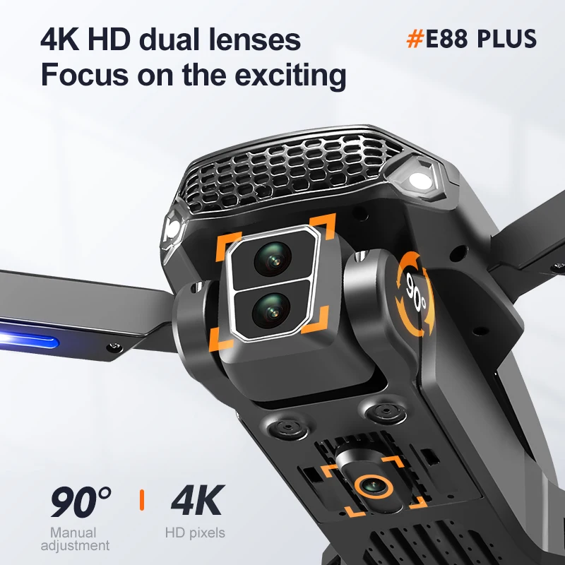 Новый дрон для квадрокоптера E – обзор и цена Drone Camera Hd
