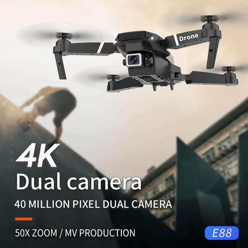 E88 ProИнтеллектуальный складн – обзор и цена Drone Camera Hd